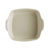 Plat à four carré ultime argile 28 X 24CM - Visuel 1